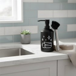 Soap Dispenser with Brush